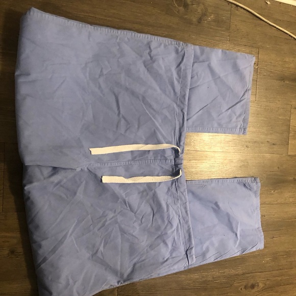 Soft weave Women’s Light Blue Jogger Pull-On Scrub Pant Size Large - Picture 9 of 12